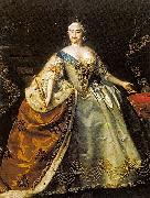 Louis Caravaque Portrait of Elizabeth of Russia Sweden oil painting artist